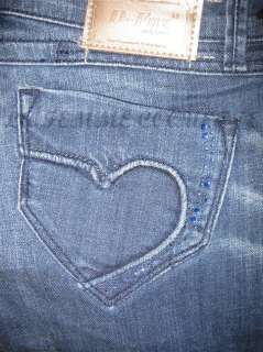   PREMIUM SKINNY JEANS rhinestone heart pockets detail all sizes  