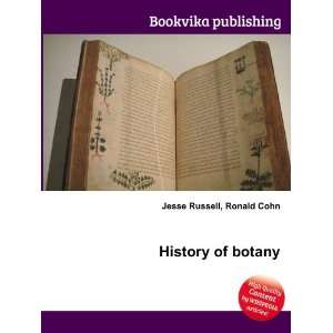  History of botany Ronald Cohn Jesse Russell Books
