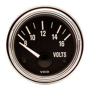  VDO 332341 Series 1 Style Voltmeter Gauge 2 1/16 Diameter 