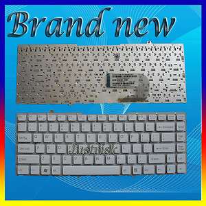 BRAND NEW SONY VAIO VGN FW VGN FW US Keyboard White  