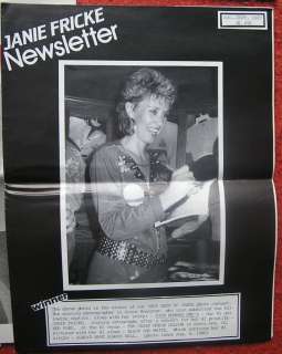 fan club newsletters 1980 s 90 s tour schedule