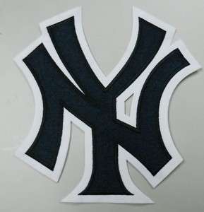 NY YANKEES MLB LOGO PATCH CREST IRON ON huge almost 8  