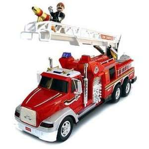  LARGE REMOTE CONTROL FIRE TRUCK SHOOTS WATER Toys & Games