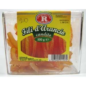 Ili Rebecchi Fili Darancia Sliced Candied Orange Peel 500 Gram 1.1 