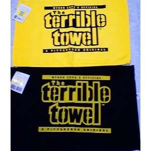   *Official* Terrible Towels   1 Gold & 1 Black