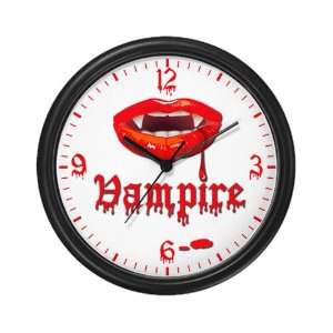  Wall Clock Vampire Fangs Dracula 