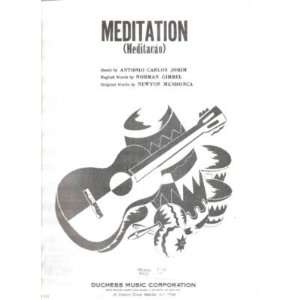  Sheet Music Meditation Meditacao Carlos Jobim 190 