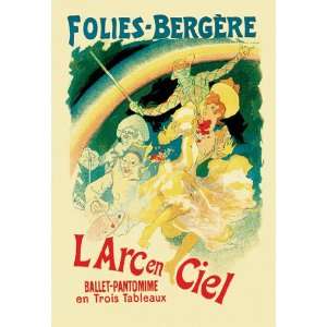  Arc en Ciel Folies Bergere 28X42 Canvas Giclee