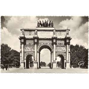   Postcard Arc de Triomphe du Carrousel   Paris France 