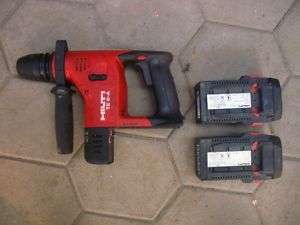 HILTI TE 6 A 36V HAMMER DRILL + 2 LITHIUM BATTERY 2.4Ah  