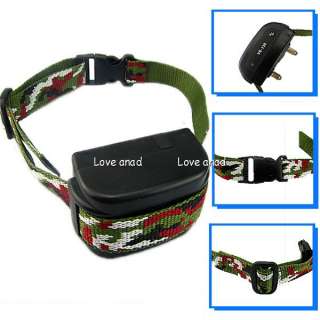   Auto Anti Bark 20 Level Static Shock Dog Collar Rechargeable Battery