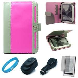  Pink and Grey Premium Executive Leather Protective Book 