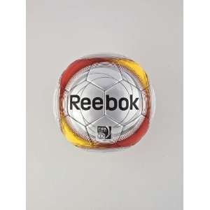  Reebok Valde 200F Soccer Ball (Metallic White/Attack Red 