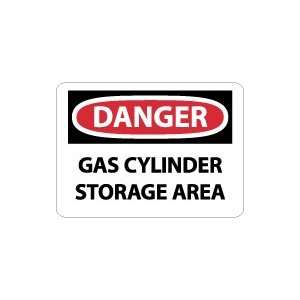  OSHA DANGER Gas Cylinder Storage Area Safety Sign