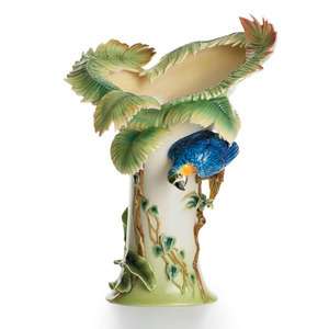 FZ00829 Franz Porcelain  Rain Forest parrot LTD Edition Gift 