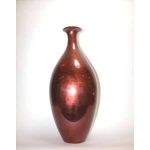  Caprice Ceramic Vase Red Copper 20 Ht. 