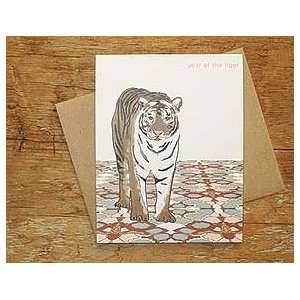 Screech Owl Designs Year of The Tiger Notecard