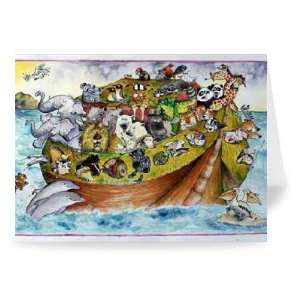  Noahs Crazy Ark, 1999 (mixed media) by   Greeting Card 