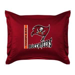 Quality Locker Room Sham   Tampa Bay Buccaneers NFL /Color Bright Red 