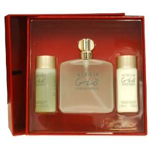 ACQUA DI GIO Perfume. 3 PC. GIFT SET ( EAU DE TOILETTE SPRAY 3.4 oz 