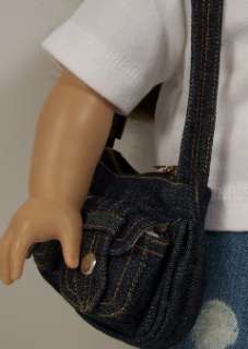 DENIM Jean Purse Doll Clothes FOR American Girl♥  