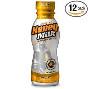 Athletes Honey Milk Honey, 11.5 Ounce Bottles (Pack of 12)  