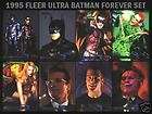 BATMAN FOREVER Fleer Ultra Complete Set & All Chase Sets  