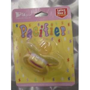  Baby Pacifier Yellow & Pink Baby