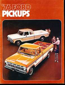 1976 Ford F Series F150 Pickup Truck Sales Brochure  