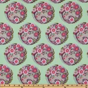   Pink Parisville Topiary Sky Fabric By The Yard Arts, Crafts & Sewing