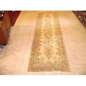  3x12 Hand Knotted malayer Persian Rug   124x36
