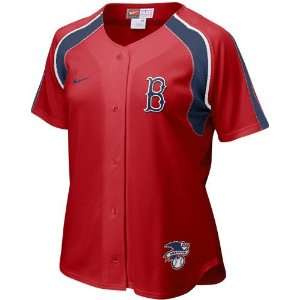 Nike Boston Red Sox Red Ladies Home Plate Baseball Jersey  