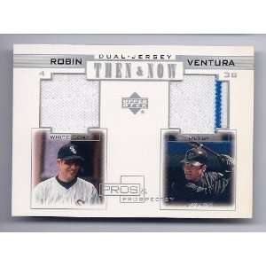   and Now Dual Game Used Jersey #RV Robin Ventura