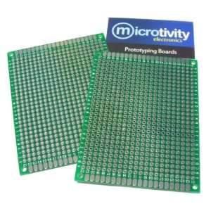  microtivity Double sided Prototyping Board (6x8cm, Pack of 