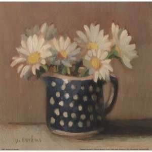  Pitcher of Daisies by Donna Harkins 8x8