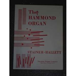  The Hammond organ  adapted from The organ, a manual of 