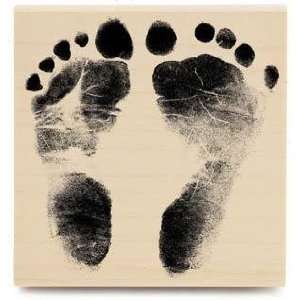  Rylees Footprints   Rubber Stamps Arts, Crafts & Sewing