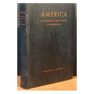 America Its History and People Harold U Faulkner  Books