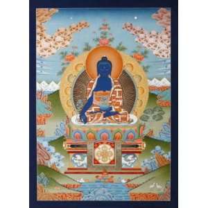 Tibet Tibetan Thangka Mineral Painting Thanka Art #095   