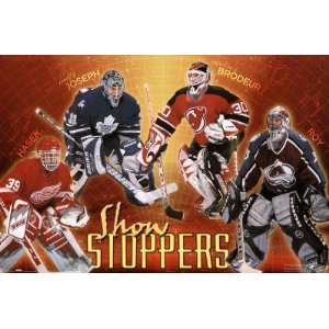  NHL Goalies Show Stoppers Hasek Joseph Brodeur Roy Poster 