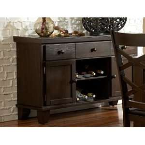  Homelegance 2438 40 Hawn Server   Walnut Veneer