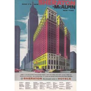  Print Ad 1957 Sheaton McAlpin, New York Sheraton Books