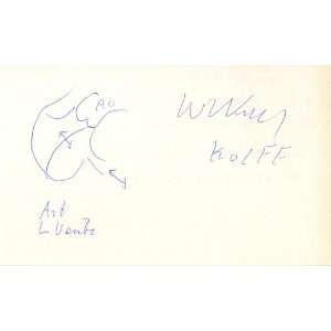 Willem Kolff Artificial Kidney Scientist Authentic Autographed 3x5 