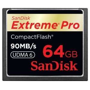  SanDisk CF EXTREME PRO 64GB 90MB/s Flash Memory Card 