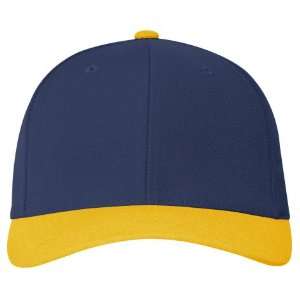  Pacific Headwear 705W Pro Wool Baseball Caps NAVY/GOLD 