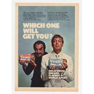 1970 Hollywood Dark & Light Bread Print Ad (22229)