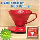 Home Hario V60 02 RED coffee dripper hand drip Brewer