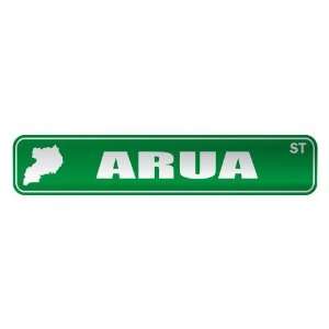   ARUA ST  STREET SIGN CITY UGANDA