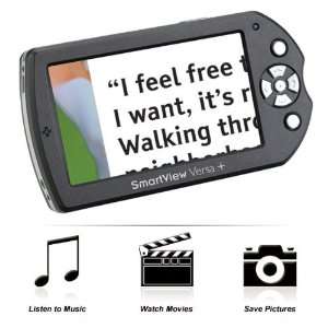   Plus 4.3 Inch Color Portable Video Magnifier   3 Hrs. of Battery Use