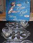 Brand New in box, Anchor Hocking Clear Glass trays w/ma